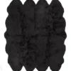 Aito lampaantalja Merino black Octo ±170x180 cm