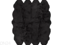 Aito lampaantalja Merino black Octo ±170x180 cm