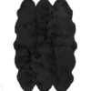 Aito lampaantalja Merino black Sexto ±130x180 cm