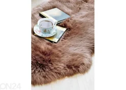 Aito lampaantalja Merino caramel Quatro ±90x180 cm