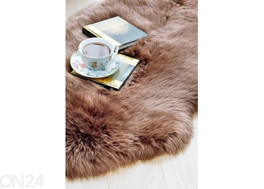 Aito lampaantalja Merino caramel Sexto ±130x180 cm