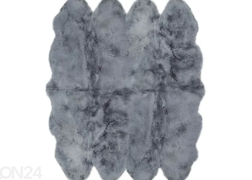 Aito lampaantalja Merino grey Octo ±170x180 cm
