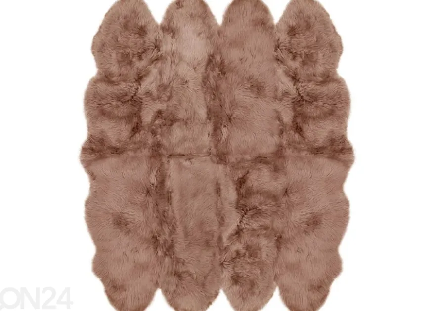 Aito lampaantalja Merino -karamelli Octo ± 170x180 cm