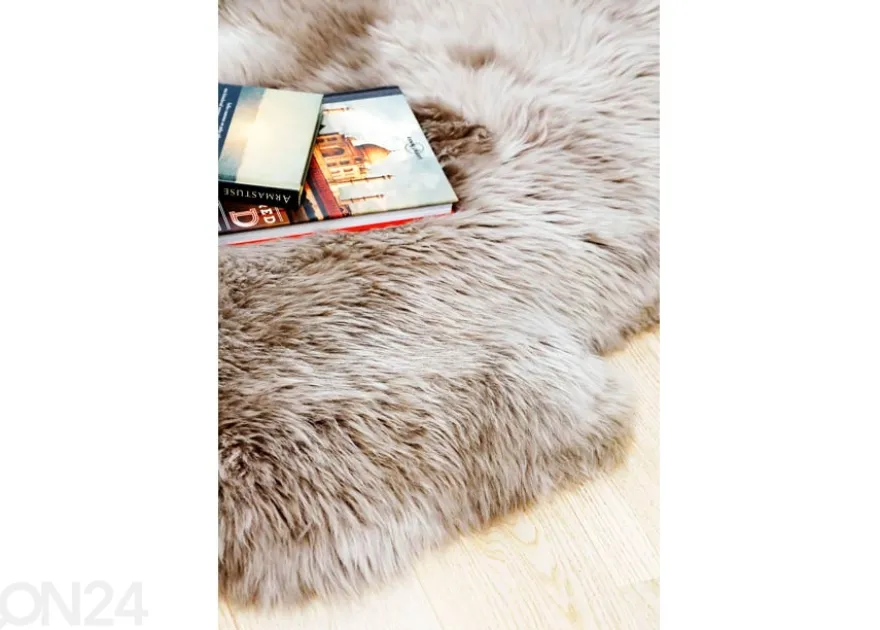Aito lampaantalja Merino mink Octo ±170x180 cm