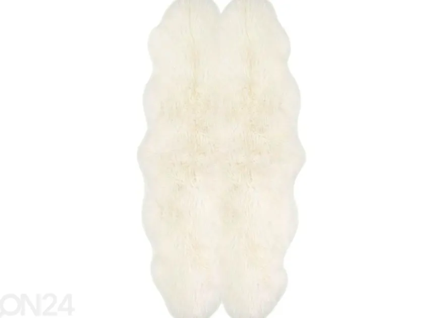 Aito lampaantalja Merino natural white Quatro ±90x180 cm