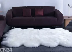 Aito lampaantalja Merino natural white Quatro ±90x180 cm