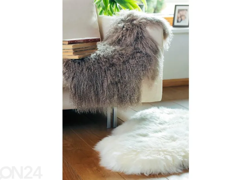 Aito lampaantalja Merino natural white Mini ±50x70 cm