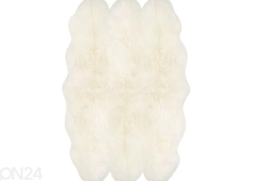 Aito lampaantalja Merino natural white Sexto ±130x180 cm