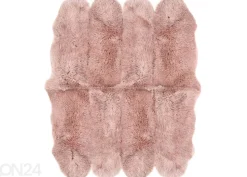 Aito lampaantalja Merino rosa Octo ±170x180 cm