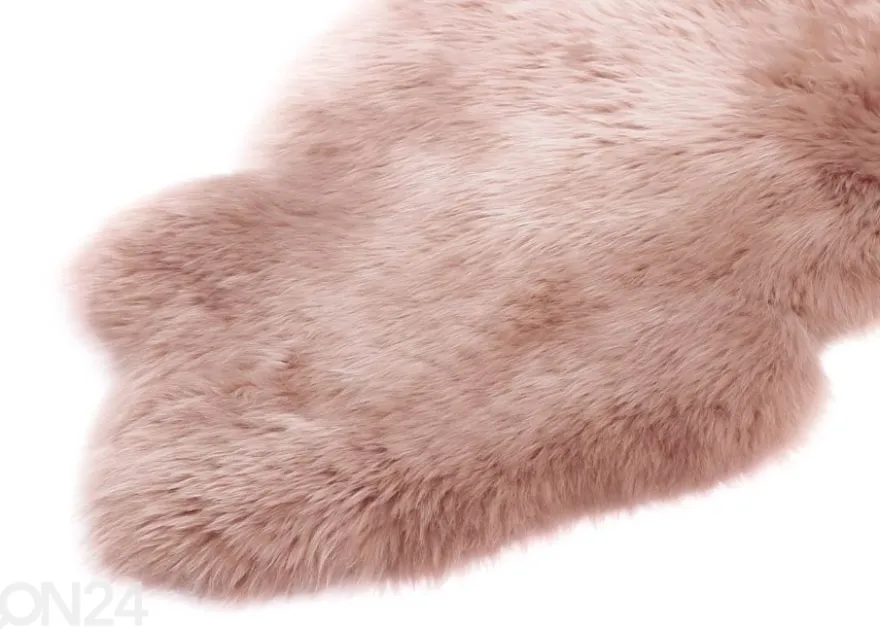 Aito lampaantalja Merino rosa Duo ±60x180 cm