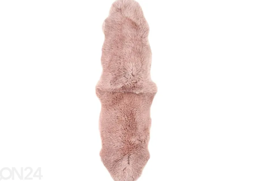 Aito lampaantalja Merino rosa Duo ±60x180 cm