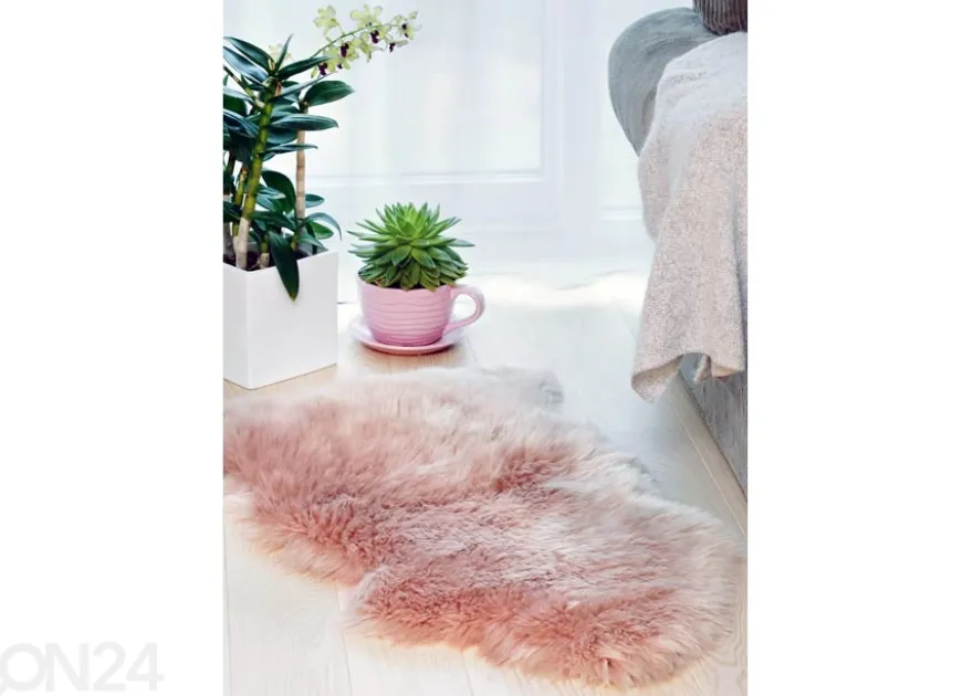 Aito lampaantalja Merino rosa M ±60x90 cm