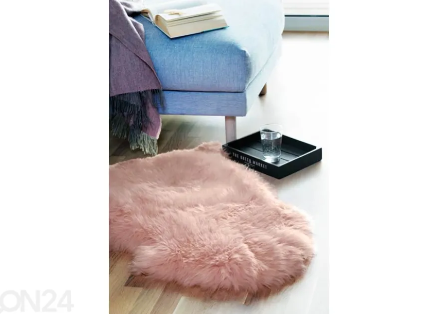 Aito lampaantalja Merino rosa M ±60x90 cm
