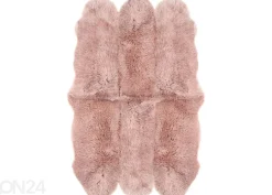 Aito lampaantalja Merino rosa Sexto ±130x180 cm