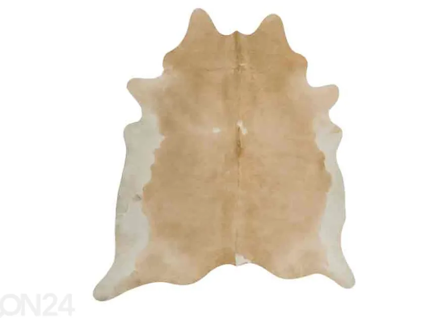 Aito lehmäntalja beige-valkoinen 200x210 cm