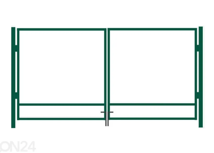 Ajoportin runko 1x4 m
