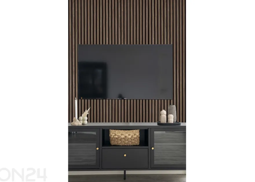 Akustiset seinäpaneelit Walnut 2 kpl