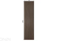 Akustiset seinäpaneelit Walnut 2 kpl