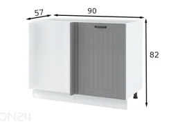 Alakulman keittiökaappi ovella, 110 × 65 cm