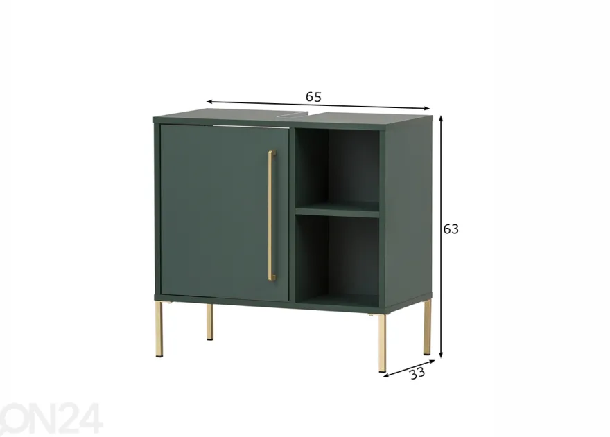 Allaskaaappi Kent 65 cm