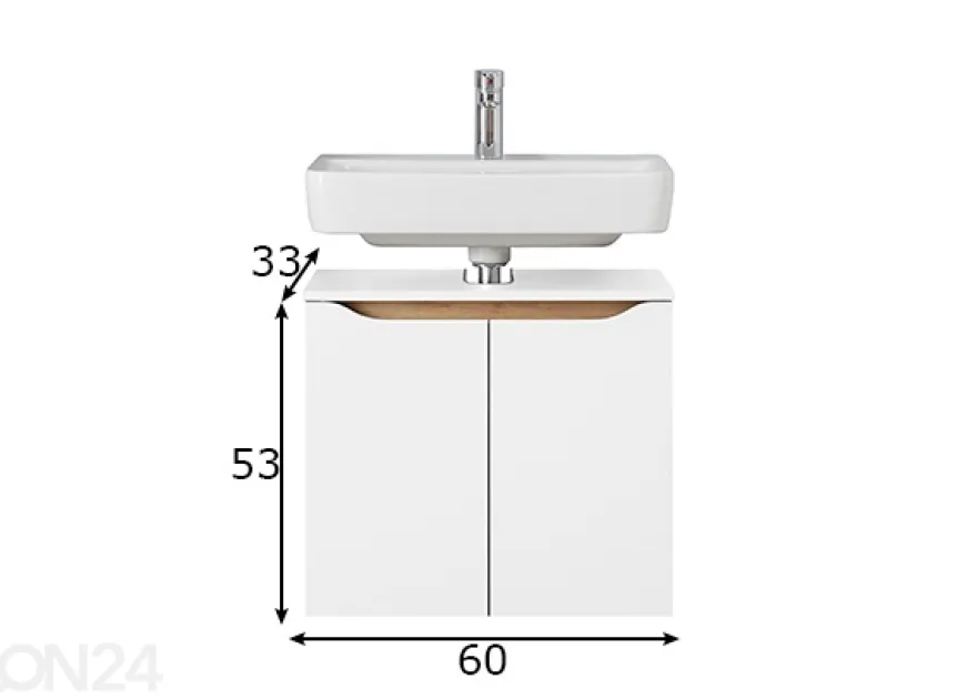 Allaskaappi 857