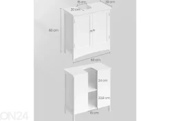 Allaskaappi 60 cm