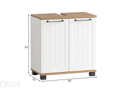 Allaskaappi Jelda 60 cm