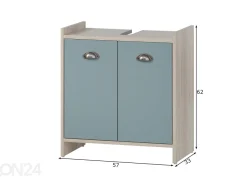 Allaskaappi Lindholm 57 cm