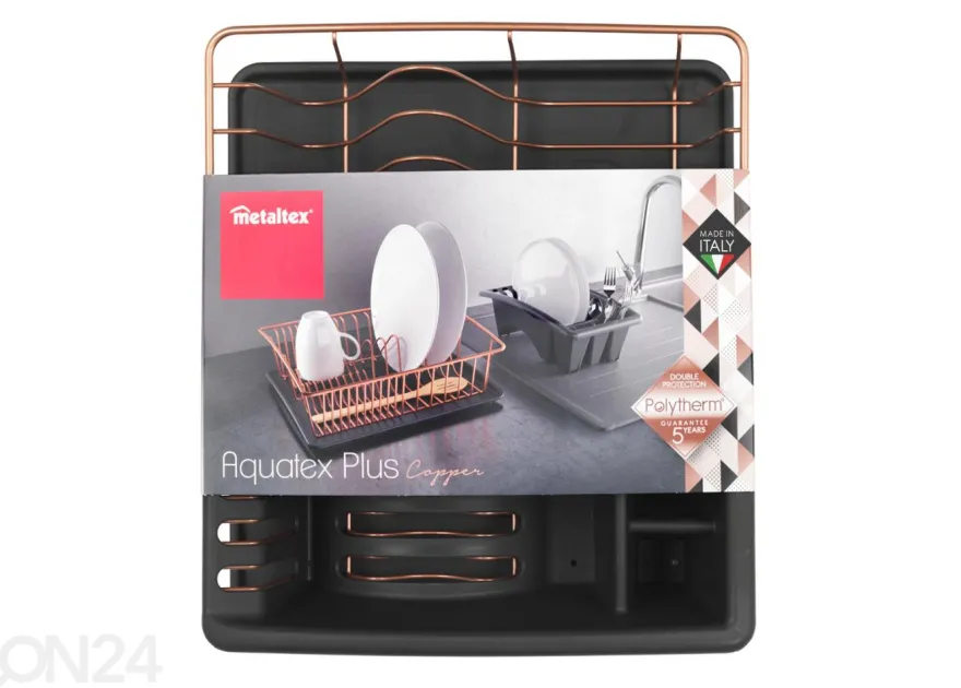 Astiankuivausteline Aquatex Plus, 35x30x12 cm, pronssi