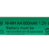 Aurinkoenergialla ladattava Ni-MH akku AA 1,2 V