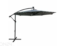 Aurinkovarjo Milin + LED Ø 3 m