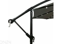 Aurinkovarjo Milin + LED Ø 3 m
