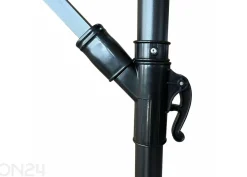 Aurinkovarjo Milin + LED Ø 3 m