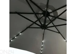 Aurinkovarjo Milin + LED Ø 3 m