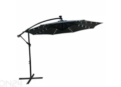 Aurinkovarjo Milin + LED Ø 3 m