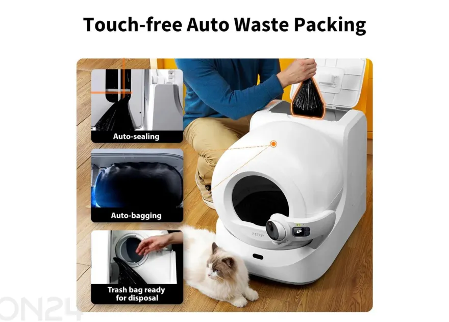 Automaattinen kissanhiekkalaatikko Petkit Purobot Ultra