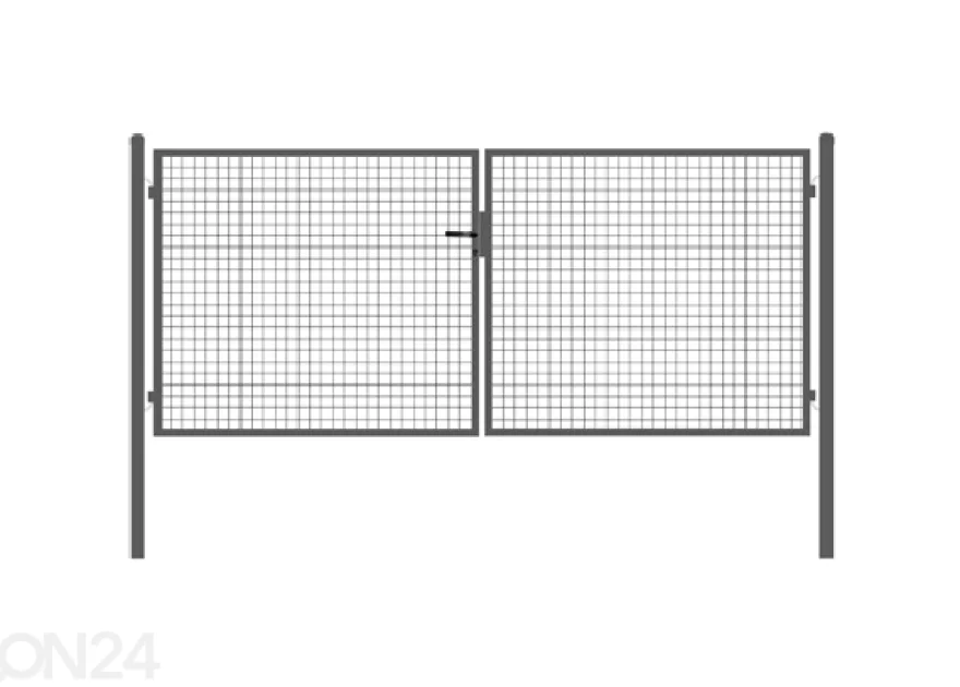 Autoportti, harmaa 1x4 m