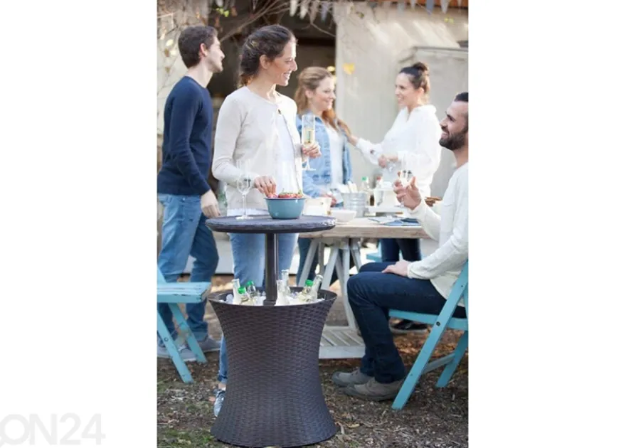Baaripöytä ulkotiloihin Keter Cool Bar rattan