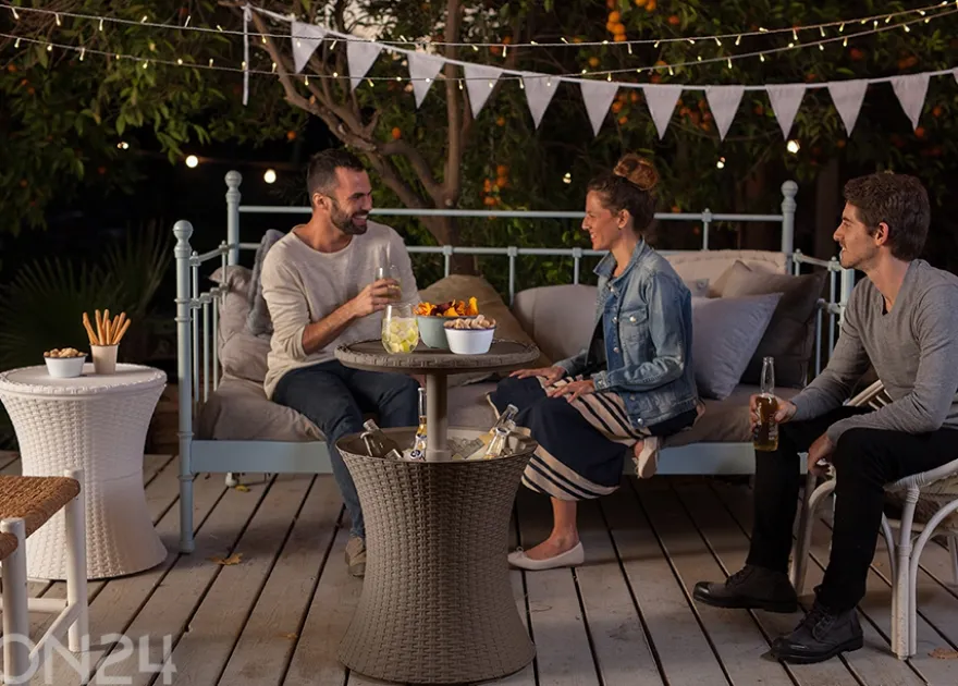 Baaripöytä ulkotiloihin Keter Cool Bar rattan