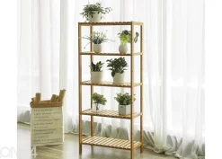 Bambuhylly 60 cm, luonnollinen