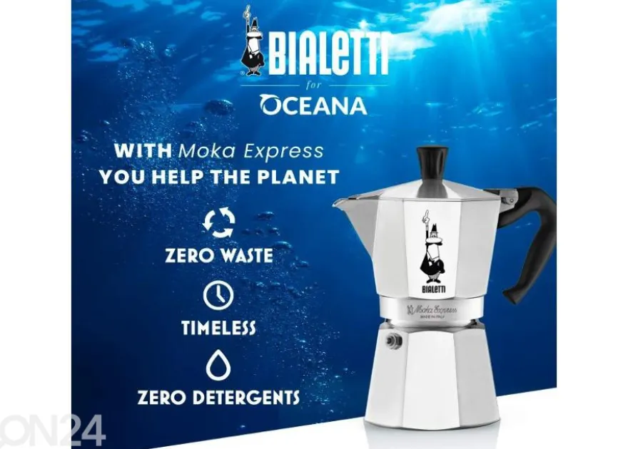 Espressokann Bialetti Moka express 9 kupille