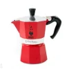 Espressokannu Bialetti Moka Express 6 kupille, punainen