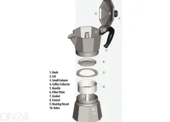 Espressokannu Bialetti Moka express 3 kupille