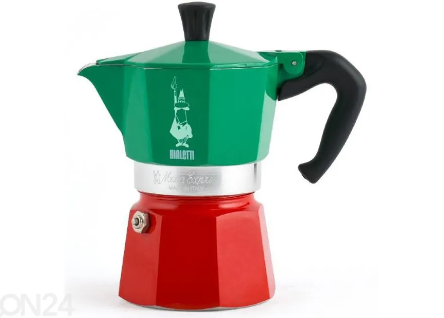 Espressokannu Bialetti Moka Express Italia 6 kupille