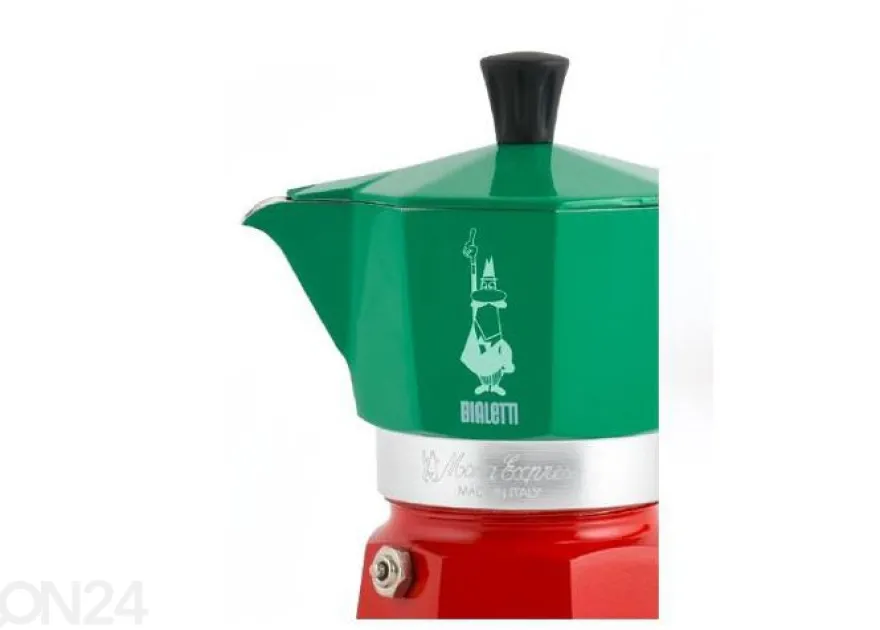 Espressokannu Bialetti Moka Express Italia 6 kupille