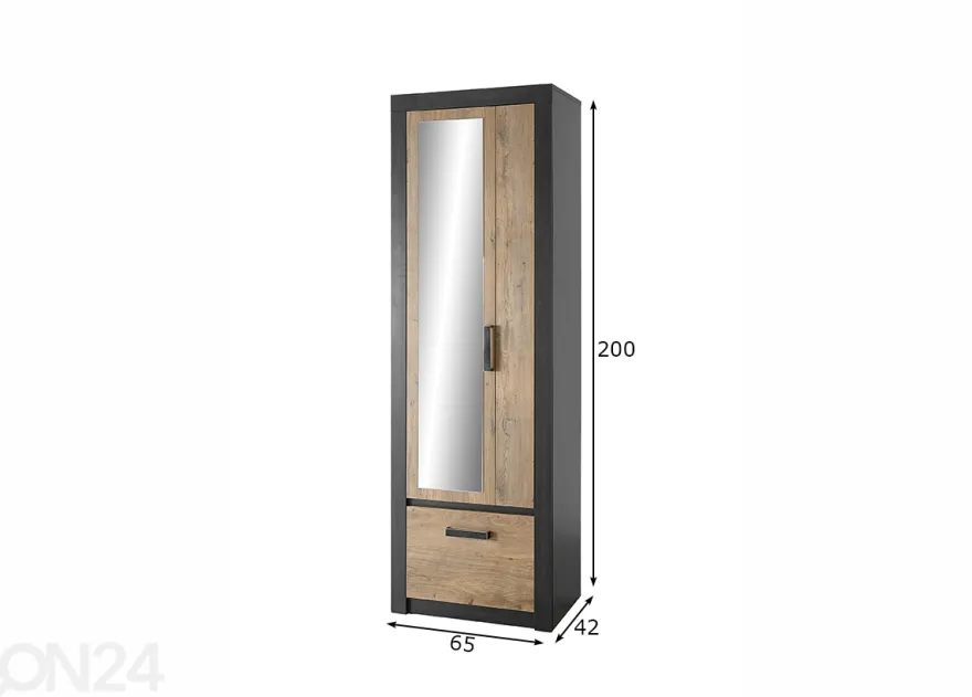 Eteiskaappi Brügge 65 cm