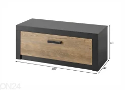 Eteiskaappi Brügge 107 cm