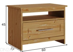 Eteiskaappi Lucas 60 cm