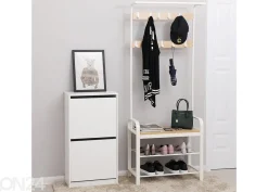 Eteisnaulakko, valkoinen/beige