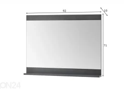 Eteispeili Brooklyn 92 cm